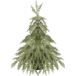 2FT Tabletop Artificial Cedar Cypress Tree 24" Faux Tree Potted Green